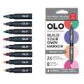 OLO™ | Alcohol Half-Marker ○ chisel nib — 8 + 5-sets, Manga I, set