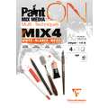 Clairefontaine | PaintON MIX4 pads, DIN A5, 14,8 cm x 21 cm, blok (eenzijdig gelijmd), 250 g/m²