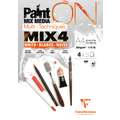 Clairefontaine | PaintON MIX4 pads, DIN A4, 21 cm x 29,7 cm, blok (eenzijdig gelijmd), 250 g/m²