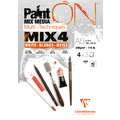 Clairefontaine | PaintON MIX4 pads, DIN A6, 10,5 cm x 14,8 cm, blok (eenzijdig gelijmd), 250 g/m²
