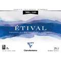 Clairefontaine Etival aquarelblok, 30 cm x 40 cm, 300 g/m², fijn, 2. blok (4-zijdig verlijmd) met 25 vel