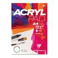 Clairefontaine | ACRYLPAD — voor acrylverf & gouache, DIN A4, 21 cm x 29,7 cm, 285 g/m², 1. Blok (kopsgelijmd) met 15 vel