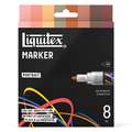 Liquitex® | MARKER — 8-sets, 8 kleuren — Portrait, ronde punt — Ø 2 mm, set