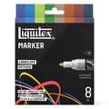 Liquitex® | MARKER — 8-sets, 8 kleuren — Landscape, ronde punt — Ø 2 mm, set