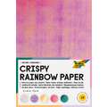 folia® | CRISPY RAINBOW PAPER — iridescent paper mix, 23 cm x 33 cm, 75 g/m²