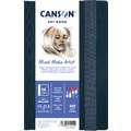 CANSON® | Mixed Media Artist ART BOOK — gebonden, 14 cm x 21,6 cm, 300 g/m², Harde band / Hardcover, 1. Portret = staand formaat