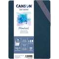 CANSON® | Montval® ART BOOK — leporello, DIN A5, 14,8 cm x 21 cm, 300 g/m², fijn, 1. Rechthoekig formaat