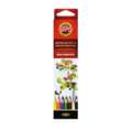 KOH-I-NOOR | MONDELUZ 3720 aquarelpotlood — sets, 6 kleuren — basic, set, 1. Sets met potloden