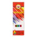 KOH-I-NOOR | PROGRESSO 8750 school-kleurstift ○ houtloos — sets assorti, 6 kleuren — assorti, set, 1. Standard edition