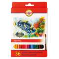 KOH-I-NOOR | FISCH 3710 school-aquareloptlood — sets, 36 kleuren — alle kleuren, set