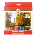 KOH-I-NOOR | OMEGA jumbo kleurpotlood — sets assorti, 36 kleuren — set 3385