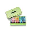 MIYA® | HIMI GOUACHE ○ TWIN CUP — boxes, 72 kleuren — Apple green edition, 4. Box met 72 kleuren