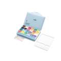 MIYA® | HIMI GOUACHE ○ JELLY CUP — boxes, 24 kleuren — Ice blue edition, set, 2. Boxes met 24 kleuren