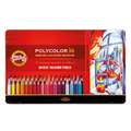 KOH-I-NOOR | POLYCOLOR 3800 kleurpotlood — blikken, 36 kleuren — assorti, set, 3. Blik met 36 potloden