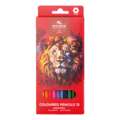 KOH-I-NOOR | LION Red school-kleurpotlood — sets, 12 kleuren — assorti, set