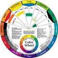 THE COLOR WHEEL COMPANY™ | COLOR WHEEL™  kleurencirkel, Engelstalig — groot Ø 23,5 cm, 1 stuk, 1. Engelstalige uitvoering