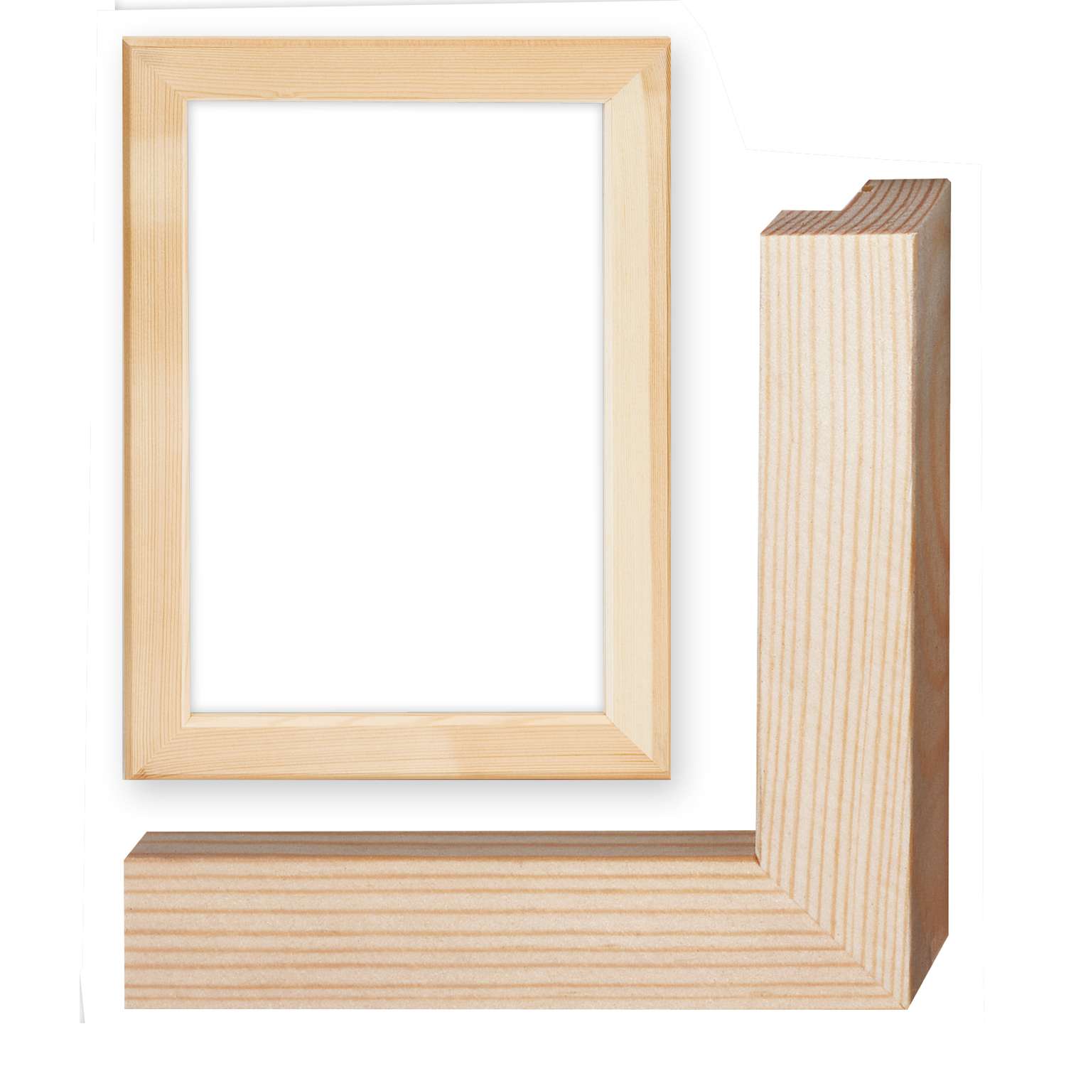 Strak kort Persona Accademia blank houten lijst