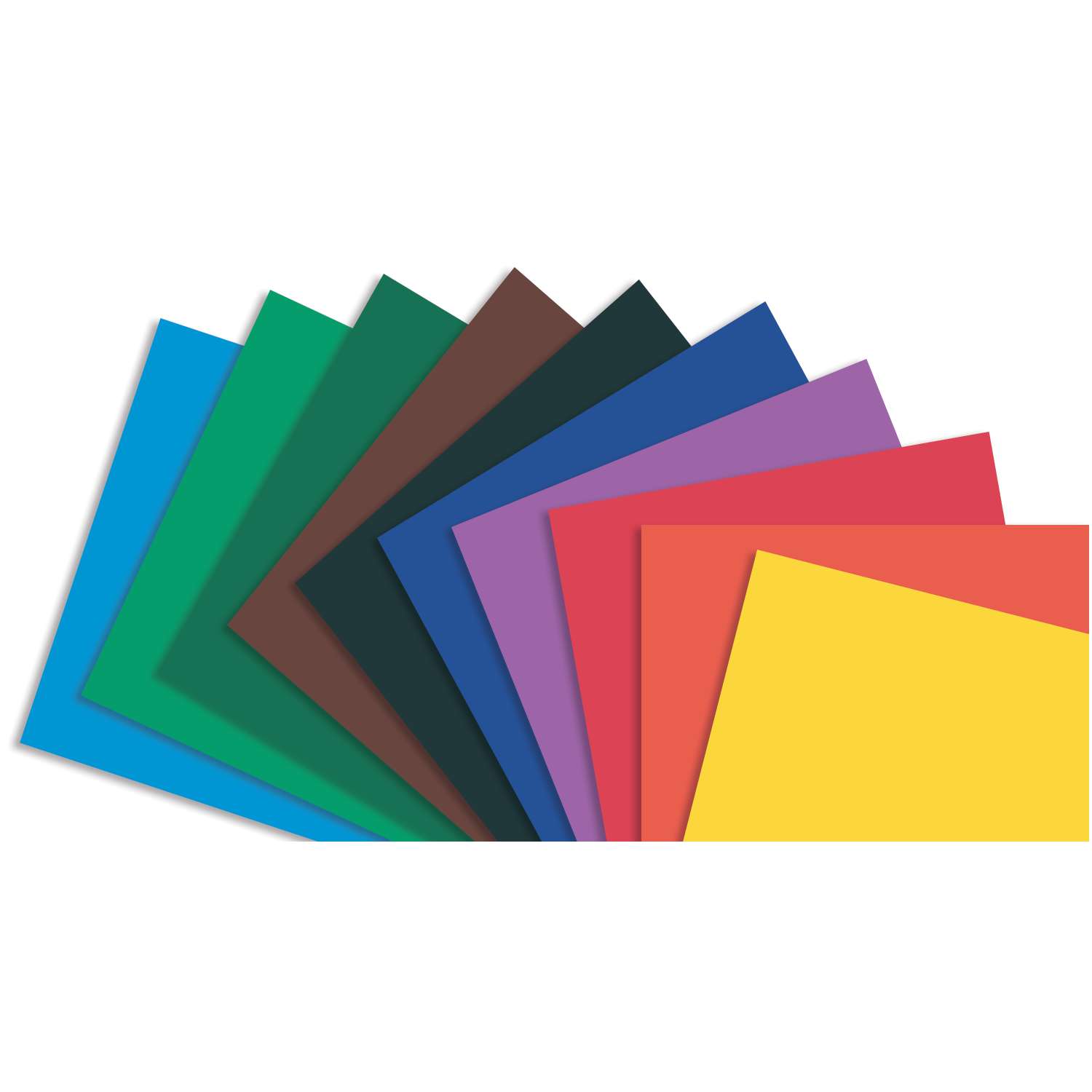 Ontdek silhouet onderpand Folia gekleurd papier assortiment, 220g