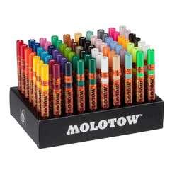 MOLOTOW™ ONE4ALL Acrylic Paintmarkers DISPLAY Complete Set 127HS