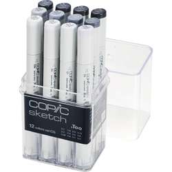COPIC® | sketch marker — 12-case Cool grey