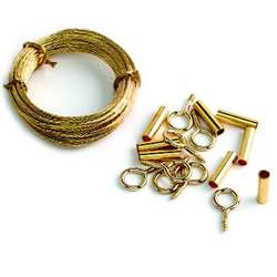 Doekhanger set messing