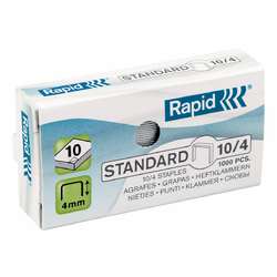 Rapid® | Standard nietjes n° 10/4 — 1000-verpakking