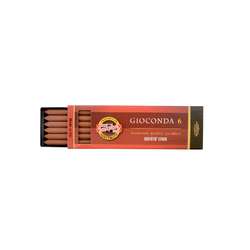 KOH-I-NOOR | GIOCONDA 4373 krijtstift ○ sepia roodbruin — 6-set