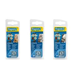 Rapid® | nestels ○ aluminium, met gereedschap — 25-sets