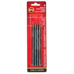 KOH-I-NOOR | PROGRESSO 8911 grafietstift ○ houtloos — 4-set
