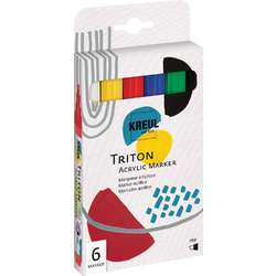 KREUL | TRITON ACRYLIC MARKER ○ edge — 6-set