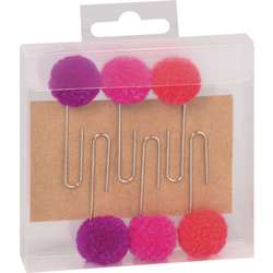 KNORR prandell | Pompon-paperclip — 6-set