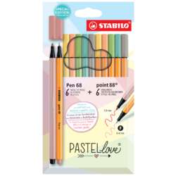 STABILO® | PASTELlove® — 6 + 6-set
