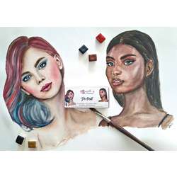 Aquarelle de Provence® | Extra-fijne aquarelverf — 12-set Portrait