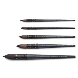 WINSOR & NEWTON™ | professional watercolour SYNTHETIC SQUIRREL QUILL brushes — round tips