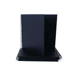 seawhite OF BRIGHTON | BLACK CARD BOOK spiraalblok