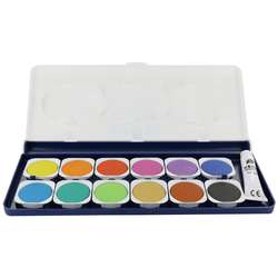 KUM® | Watercolour Paintbox — 12 colours + opaque white