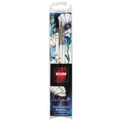 KUM® | Aquarelpenselen • 3-set Floral Classics • synthetisch haar
