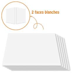 Cléopâtre | Heavyweight White Card — 5 sheets
