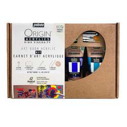 pébéo | ORIGIN™ ACRYLICS acrylverf — 8 + 4-set ART BOOK ACRYLIC KIT
