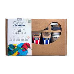 pébéo | ORIGIN™ ACRYLICS acrylverf — 8 + 4-set EQUIPMENT KIT