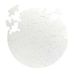 Cléopâtre | Legpuzzel ○ rond — 41 blanco stukjes