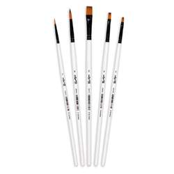 DARWI® | FOR YOU penselen ○ 5-set Thin brushes I — synthetisch haar