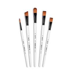 DARWI® | FOR YOU penselen ○ 5-set Medium brushes III — synthetisch haar