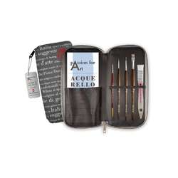 Borciani e Bonazzi | PASSION FOR ART penselen ○ 5-etuis — synthetisch haar