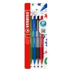 STABILO® | pointball® Ballpoint pens — 4 pen set.