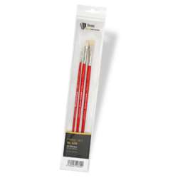 lineo | PROFESSIONAL 311 + 312 + 313 penselen ○ 3-set — synthetisch haar
