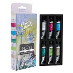 SENNELIER | Extra Fine Gouache Claude Monet set ○ Agapanthus — 6 x 10 ml