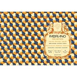 FABRIANO® | BLOCCO PER ARTISTI aquarelblok — grana fina = fijngekornd