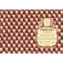 FABRIANO® | BLOCCO PER ARTISTI aquarelblok — grana satinata = gesatineerd