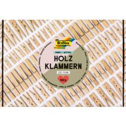 folia® | Natural Wooden Pegs – Jumbo pack